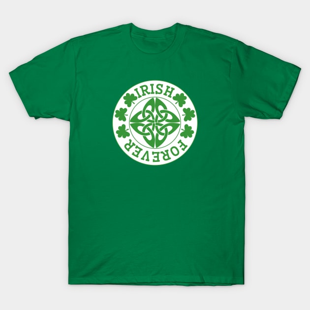 St Patricks Day Irish Design T-Shirt by POD Creations